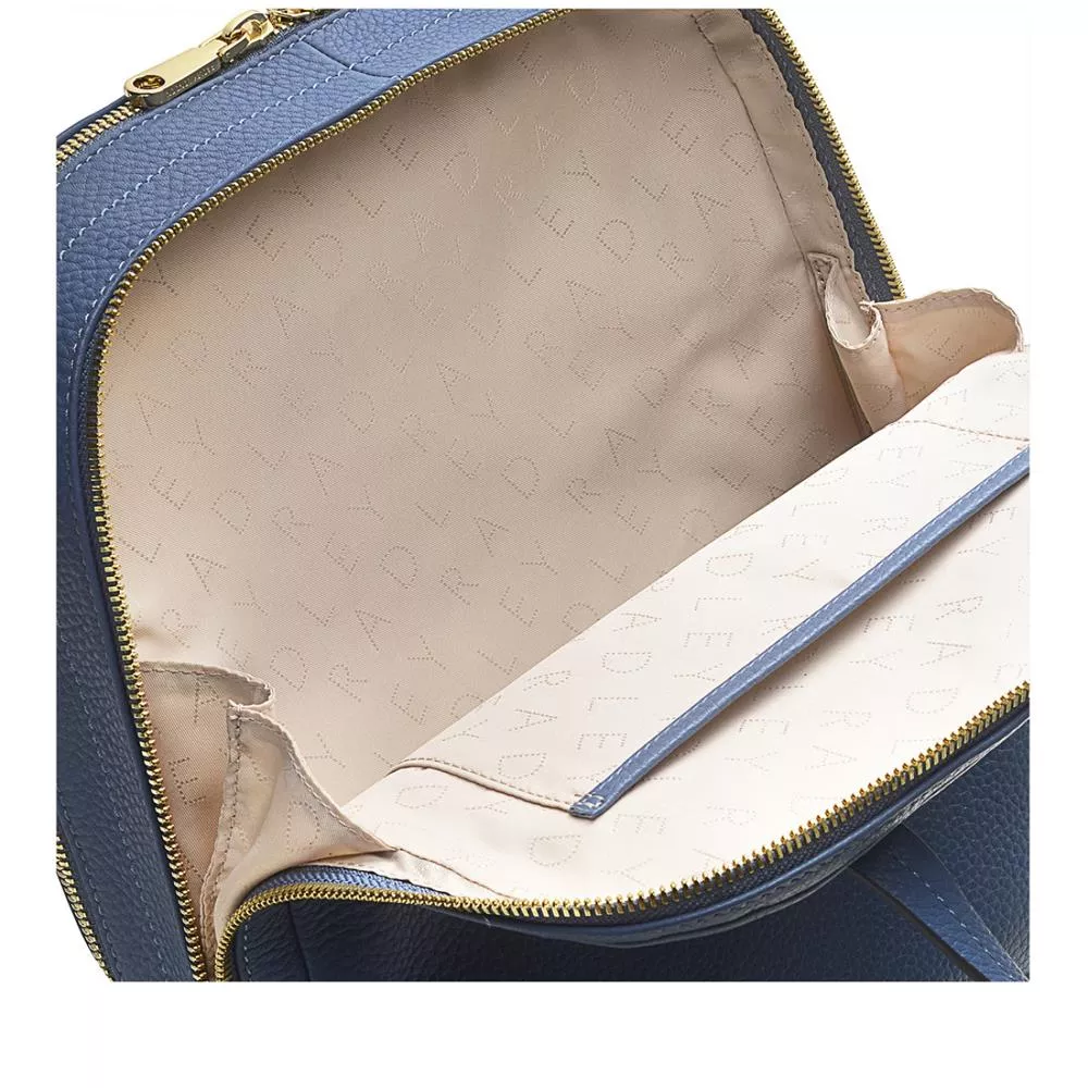 Radley London Vintage Blue Dukes Place Medium Zip Around Backpack